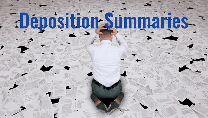 Deposition Summary