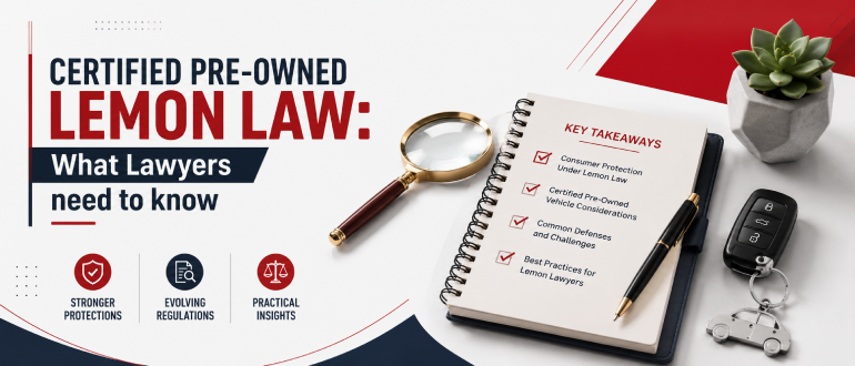 Certified Pre-Owned Lemon Law